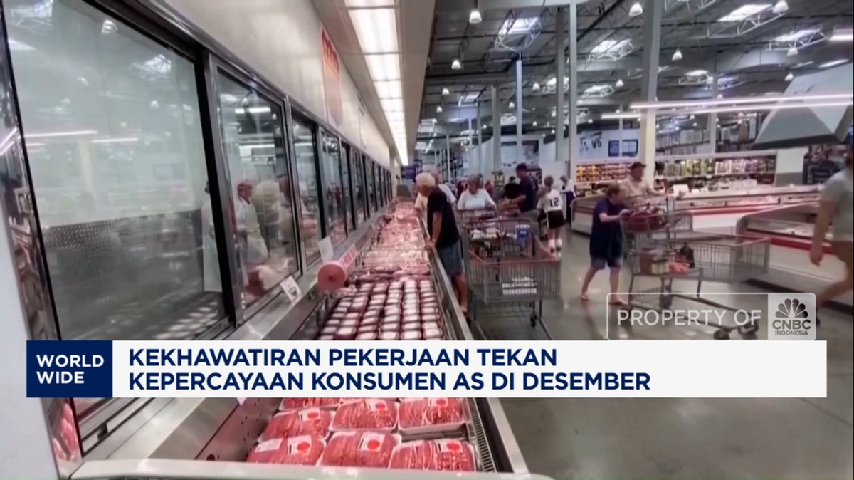Video: Kekhawatiran Soal Pekerjaan Turunkan Kepercayaan Konsumen AS