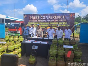 Polda Banten Bongkar SPBE di Serang Kurangi Takaran LPG, Kerugian Rp 3 M