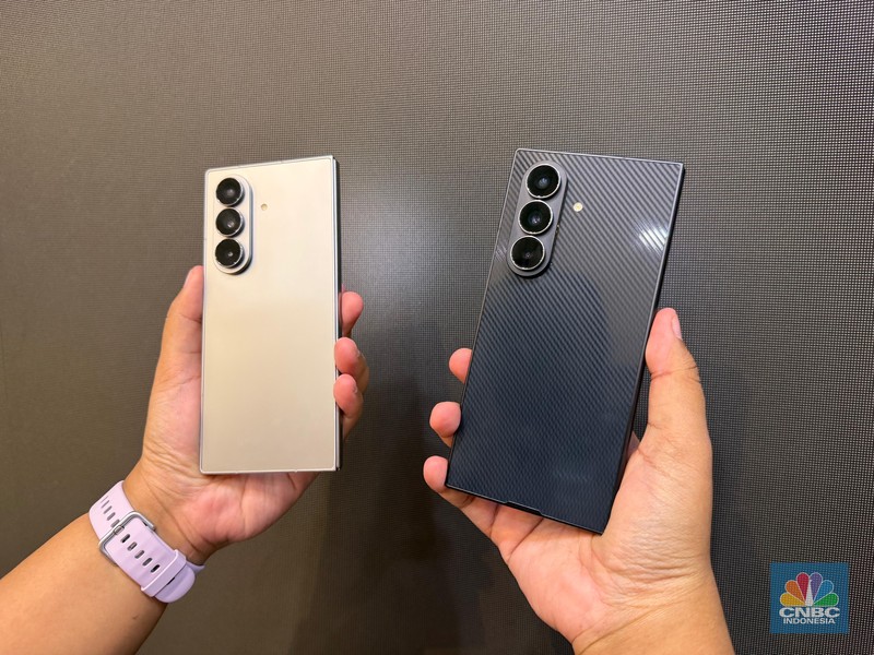Samsung Galaxy Z TriFold. (CNBC Indonesia/Novina Putri Bestari)