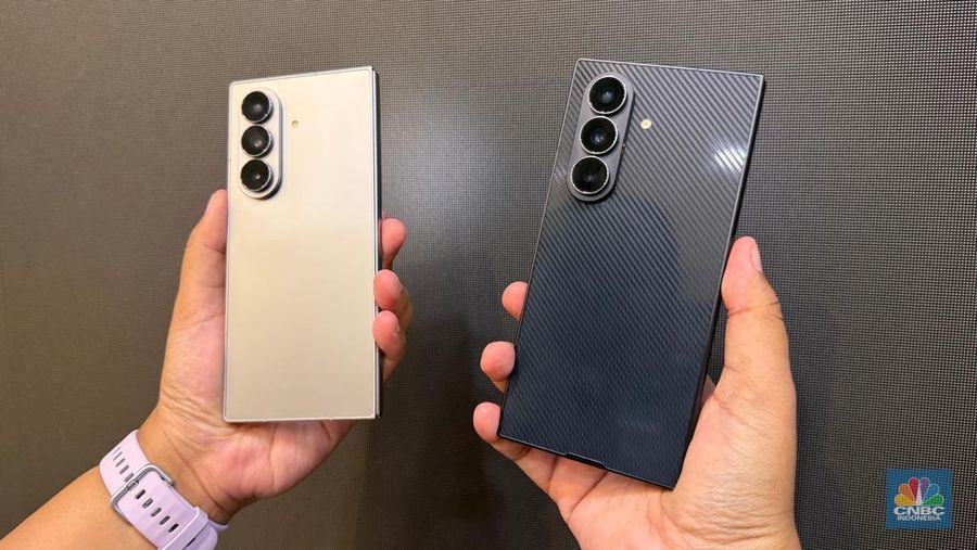 Samsung Galaxy Z TriFold. (CNBC Indonesia/Novina Putri Bestari)