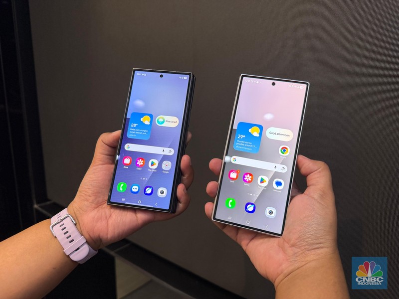 Samsung Galaxy Z TriFold. (CNBC Indonesia/Novina Putri Bestari)