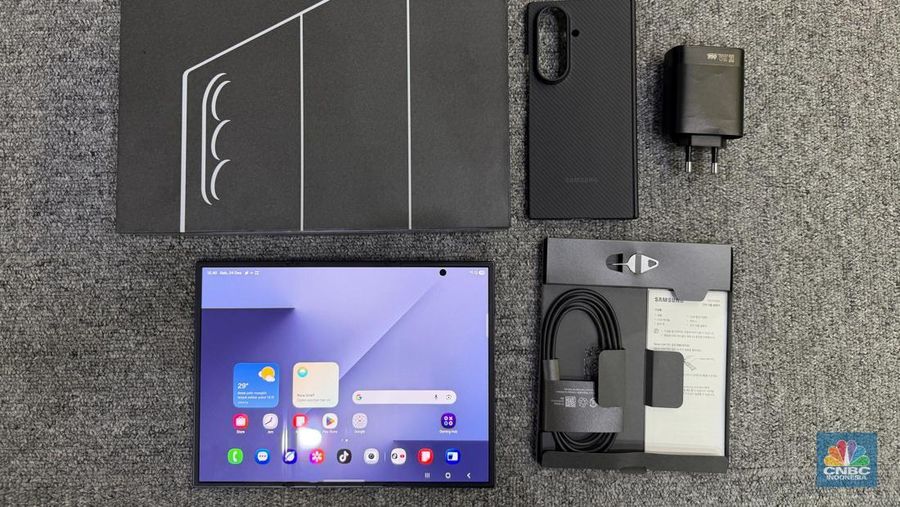 Samsung Galaxy Z TriFold. (CNBC Indonesia/Novina Putri Bestari)