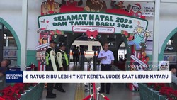 Video: 600.000 Lebih Tiket Kereta Ludes Saat Libur Nataru