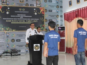 44 Napi Lapas Palopo Dapat Remisi Natal 2025, 17 Terpidana Kasus Narkoba