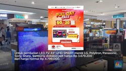 Diskon Akhir Tahun di Transmart! TV LED Layar Lebar Banting Harga