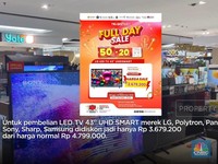Diskon Akhir Tahun di Transmart! TV LED Layar Lebar Banting Harga