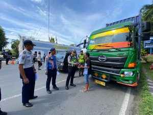 Polres Lamongan Sosialisasikan Tambahan Pengaturan Lalin Libur Nataru