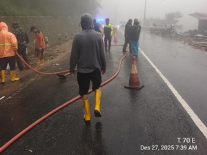 Jalan Baru Tawangmangu Kembali Normal Usai Sempat Buka Tutup Imbas Longsor