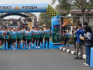 Polda Riau Gelar Marine Police Fun Run, Lari untuk Menjaga Alam dan Lautan