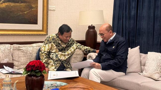 Malam-Malam Prabowo Panggil Rosan ke Kertanegara, Ternyata Bahas ini