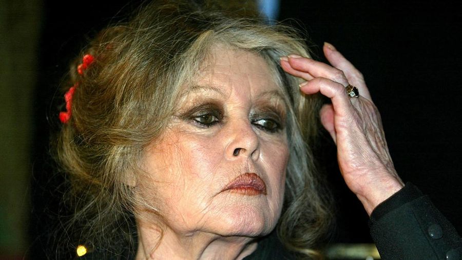 Mantan aktris Prancis dan aktivis hak-hak hewan, Brigitte Bardot, menghadiri pertemuan pada 11 Februari 2004 di Masjid Paris bersama para pemimpin agama Muslim mengenai nasib ribuan domba yang disembelih secara ritual setiap tahun selama festival keagamaan Idul Adha. (REUTERS/Charles Platiau  MAL/GB/File Foto)