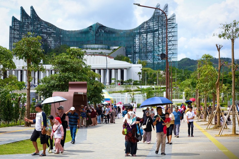 Otorita Ibu Kota Nusantara (IKN) menyiapkan sistem pelayanan aman dan nyaman untuk menyambut libur Natal 2025 dan Tahun Baru 2026. (Dok. Otorita IKN)