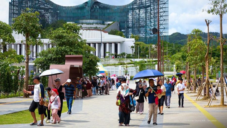 Otorita Ibu Kota Nusantara (IKN) menyiapkan sistem pelayanan aman dan nyaman untuk menyambut libur Natal 2025 dan Tahun Baru 2026. (Dok. Otorita IKN)