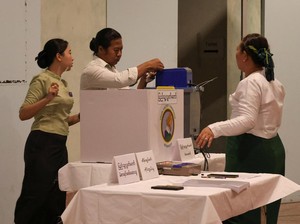Pemilu Myanmar Masuki Tahap Akhir, Partai Pro-militer Unggul