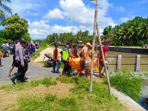 Mayat Wanita Tanpa Busana Ditemukan Mengapung di Sungai Bedoyo Kulon Progo