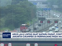 Video: Arus Nataru Padat, Contraflow Tol Jakarta-Cikampek Diperpanjang