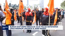 Video: Buruh Siap Demo Berjilid Tolak Upah Minimum Jakarta dan Jabar