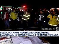 Video: Bus Penumpang Terjun ke Jurang di Guatemala, 15 Orang Tewas