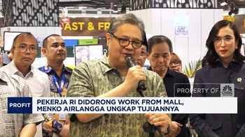 Video: Pekerja RI Didorong Work From Mall, Airlangga Ungkap Tujuannya