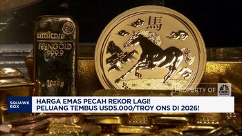Video: Harga Emas Pecah Rekor, Berpeluang Tembus USD 5.000 di 2026