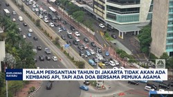 Video: Jakarta Tanpa Kembang Api saat Tahun Baru, Digelar Doa Bersama