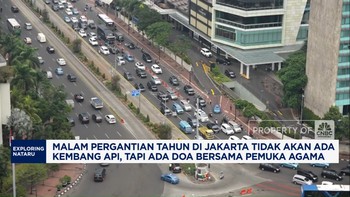 Video: Jakarta Tanpa Kembang Api saat Tahun Baru, Digelar Doa Bersama