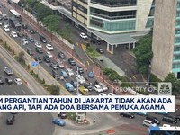 Video: Jakarta Tanpa Kembang Api saat Tahun Baru, Digelar Doa Bersama
