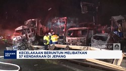 Video: Kecelakaan Beruntun Melibatkan 57 Kendaraan di Jepang