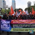 Lautan Massa Buruh Tolak UMP Jakarta 2026 Rp 5,7 Juta, Ini Alasannya
