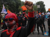 Awas! Jangan Lewat Jalan Ini, Ada Massa Demo Buruh di Jakarta