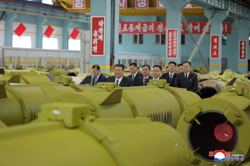 A projectile flies mid-air on the day North Korean leader Kim Jong Un oversaw a long-range strategic cruise missile launching drill, according to local media, at an unknown location, December 28, 2025, in this pictured released December 29, 2025 by North Korea's official Korean Central News Agency.  KCNA via REUTERS    ATTENTION EDITORS - THIS IMAGE WAS PROVIDED BY A THIRD PARTY. REUTERS IS UNABLE TO INDEPENDENTLY VERIFY THIS IMAGE. NO THIRD PARTY SALES. SOUTH KOREA OUT. NO COMMERCIAL OR EDITORIAL SALES IN SOUTH KOREA.     TPX IMAGES OF THE DAY