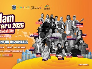 Warna hingga Gugun Blues Shelter Hiasi Malam Tahun Baru di Jakarta Music Festival