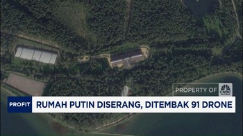 Video: Rumah Putin Diserang, Ditembak 91 Drone