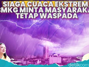 Cuaca Ekstrem, BMKG Peringatkan Masyarakat yang Ingin Berpergian Jelang Tahun Baru