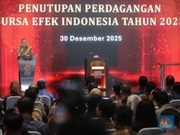 IHSG Parkir di Level 8.646, Sepanjang Tahun 2025 Melesat 22%