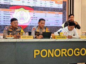Kasus Penganiayaan Dominasi Kasus Kriminal di Ponorogo Sepanjang 2025