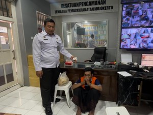Napi Lapas Mojokerto Suruh Istrinya Selundupkan Sabu di Vaginanya