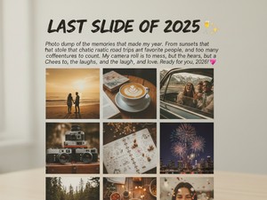 27+ Caption Akhir Tahun 2025 Singkat & Aesthetic untuk Photo Dump