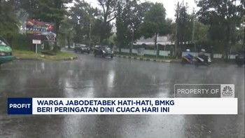 Video: Jabodetabek Hati-hati, BMKG Beri Peringatan Dini Hujan Lebat