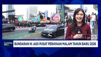 Video: Bundaran HI Jakarta Jadi Pusat Perayaan Malam Tahun Baru