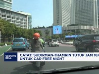 Catat! Sudirman-Thamrin Tutup Jam 18.00 Malam Ini Untuk Car Free Night