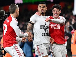 Gabriel Jesus Dedikasikan Golnya untuk Yesus