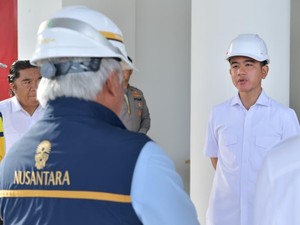 Gibran Cek Pasar di IKN, Pastikan Ekonomi Jalan