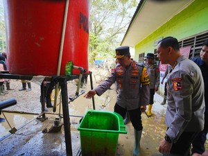 Polri Sudah Bangun 122 Sumur Bor di Aceh Tamiang