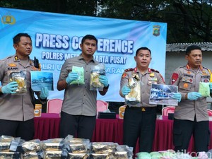Polres Jakpus Ungkap Kasus Narkoba Menonjol, Sita 109 Kg Sabu-Ekstasi Rp 12 M