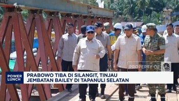 Video: Prabowo Tiba di Silangit, Tinjau Jembatan Bailey Tapsel