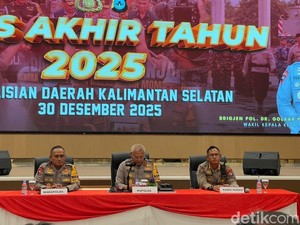 Kasus yang Ditangani Polda Kalsel di 2025 Tak Sebanyak 2024