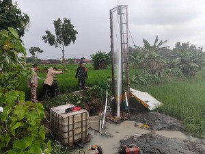 Viral Gas Bumi Nyembur 25 Meter dari Sumur Bor di Sragen, Ini Kata Polisi
