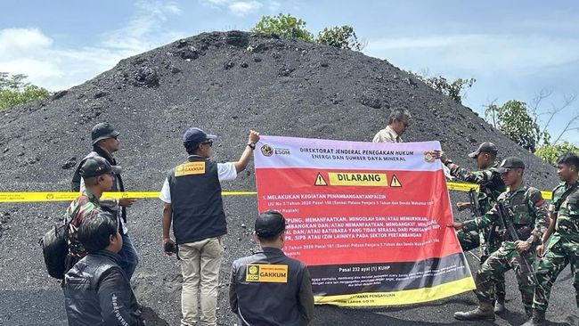 Pemerintah Amankan Gunungan 'Emas Hitam' Ilegal di Kaltim