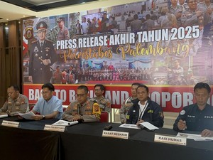 Lakalantas di Palembang Meningkat Capai 1.007 Kasus Sepanjang 2025